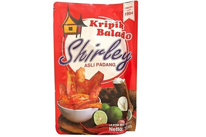 Shirley Kripik Balado Asli Padang - 150 grams