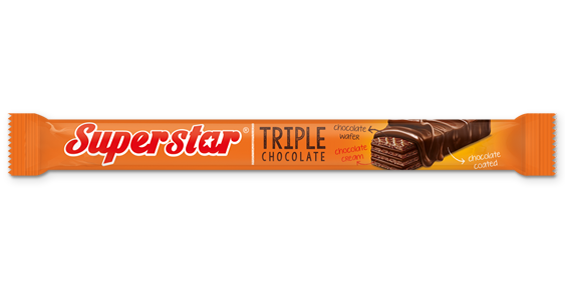 Superstar Box of 12 - Triple Chocolate Wafer