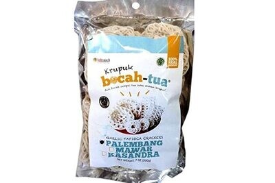Krupuk Bocah-Tua Palembang / Garlic Tapioca Crackers 200 g