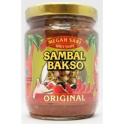 Megah Sari Brand Sambal Bakso - ORIGINAL 250 ml Jar