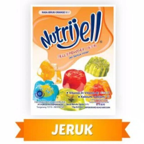Nutrijell Instant Jelly Powder - 15 grams RASA Orange