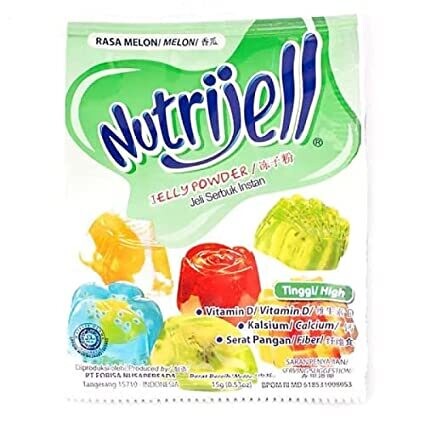 Nutrijell Instant Jelly Powder - 15 grams RASA Melon