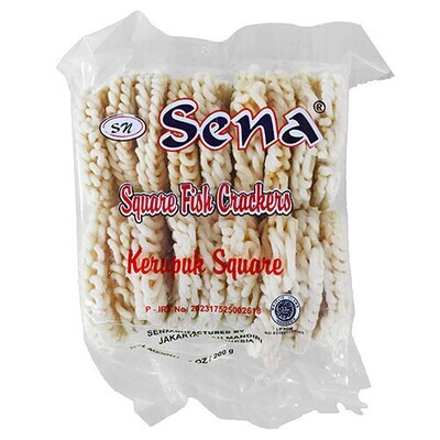 Sena Square Fish Crackers - 200 gr
