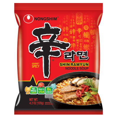 Shin Ramyun Pack Noodle Soup - 120 gr.