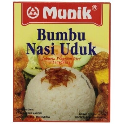 Munik Brand - Nasi Uduk 68 grams total