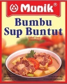 Munik Brand - SOP BUNTUT - 80 grams