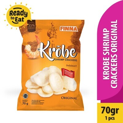 Finna Krobe Original Kerupuk Udang Goreng - Ready To Eat 70 Grams