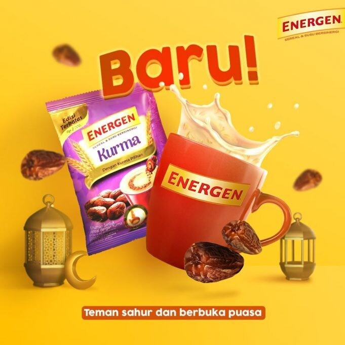 Energen Sereal &amp; Susu Kurma 1 Sachet 30 grams