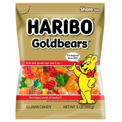 Haribo Goldbears Gummy Candy - 5 oz.