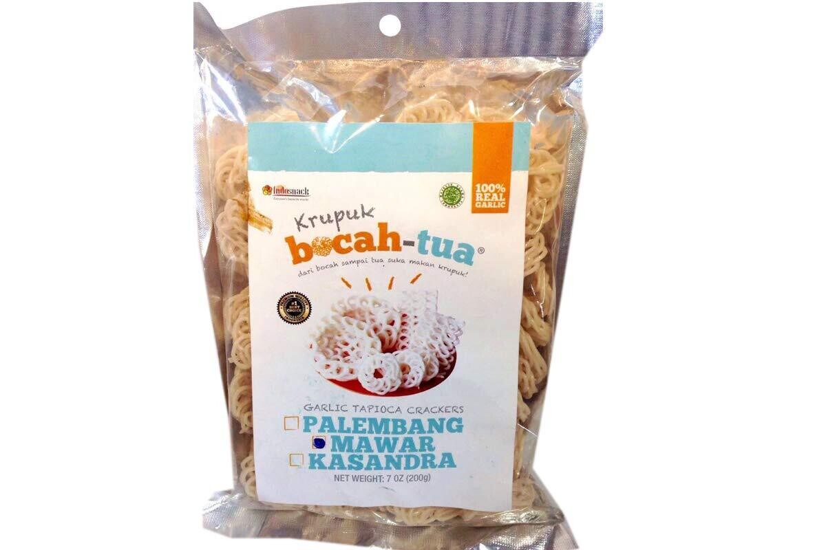 Krupuk Bocah-Mawar / Garlic Tapioca Crackers 200 g