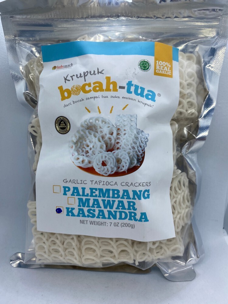 Krupuk Bocah-Kasandra / Garlic Tapioca Crackers 200 g