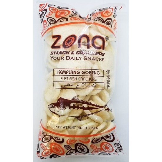 Zona Kemplang Goreng/Fried Fish Crackers - 150gr