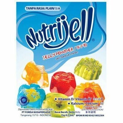 Nutrijell Jelly Powder - 15 grams PLAIN