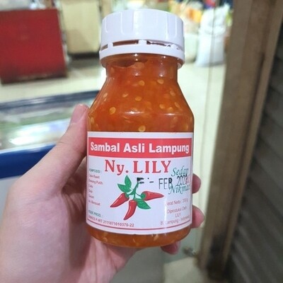 Ny. Lily Sambal Asli Lampung - 300 Gram