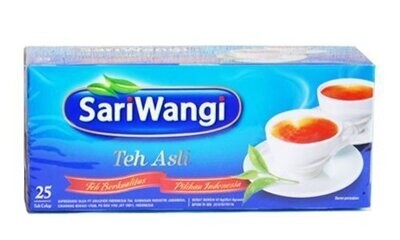 Sari Wangi Teh Asli/Black Tea - 25 tea bags
