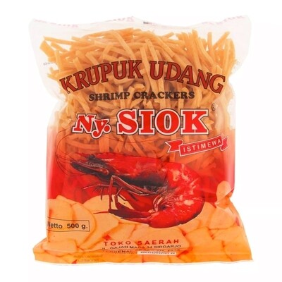 Krupuk Udang STICK - Ny. Siok Brand  500 gr