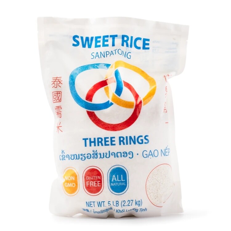 Three Rings Sweet Rice 5lbs