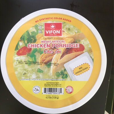 Vifon Chicken Porridge 4.2 oz Bubur