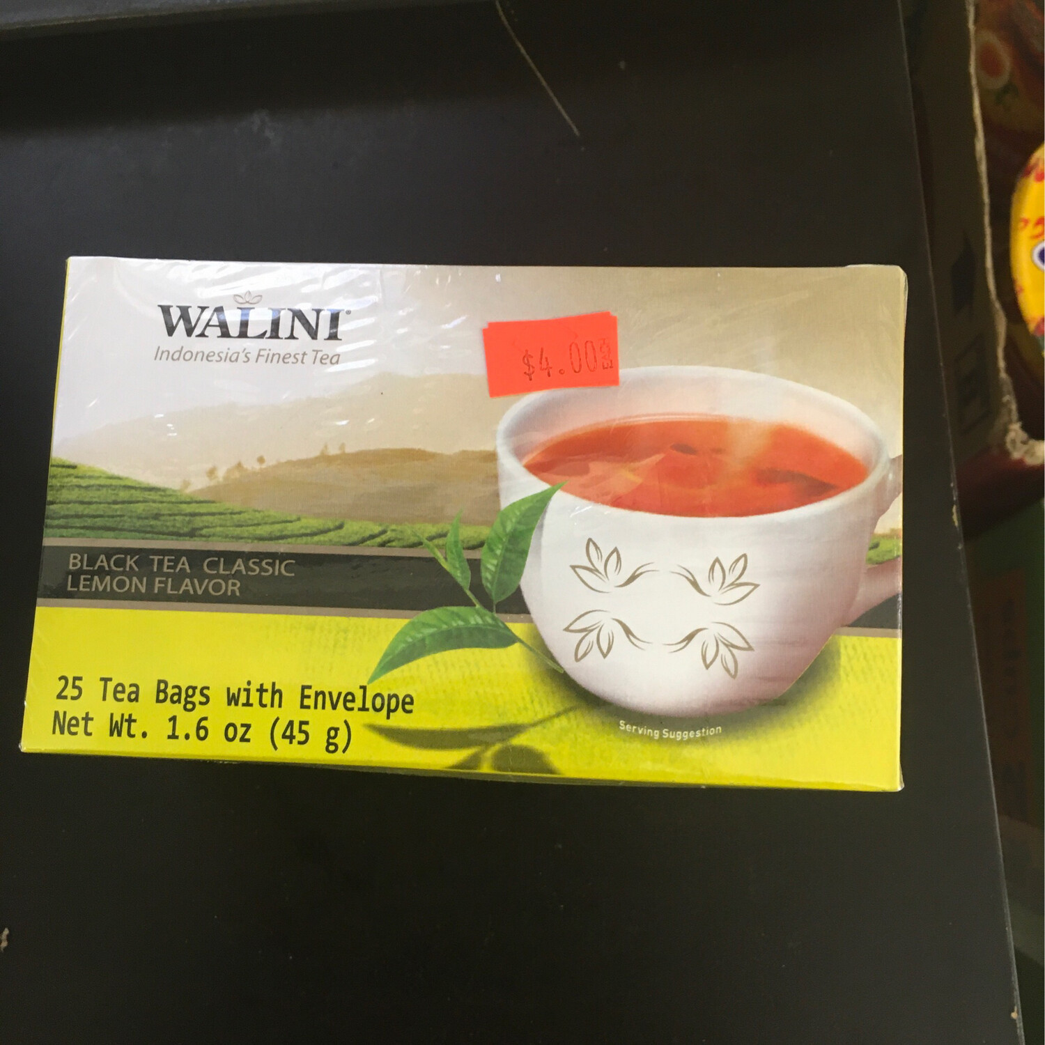 Walini Black Tea Lemon Flavor 45 grams