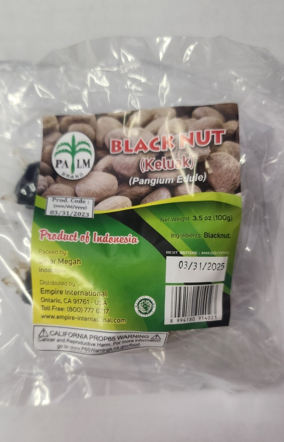 Palm Brand Keluak (Black Nut) 100 Gr