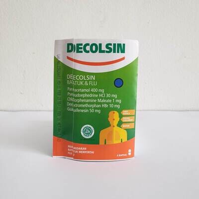 Decolsin Batuk &amp; Flu 4 Kapsul