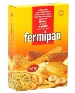 Fermipan Instant Yeast - 4 pack each 11 gr - total 44 grams