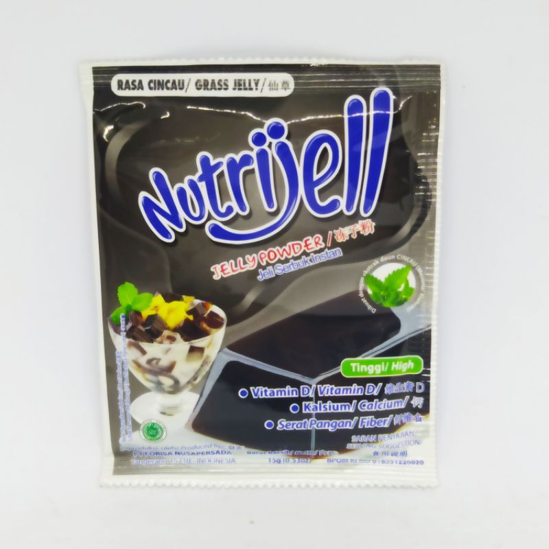 Nutrijell Rasa Cincau/Grass Jelly 10 gr