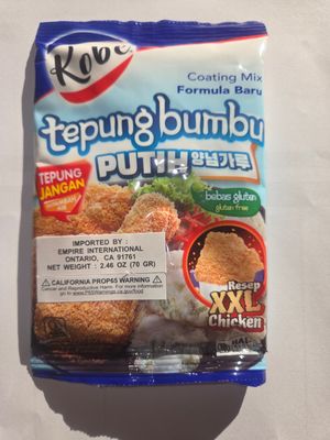 Kobe Tepung Bumbu Putih 70gr