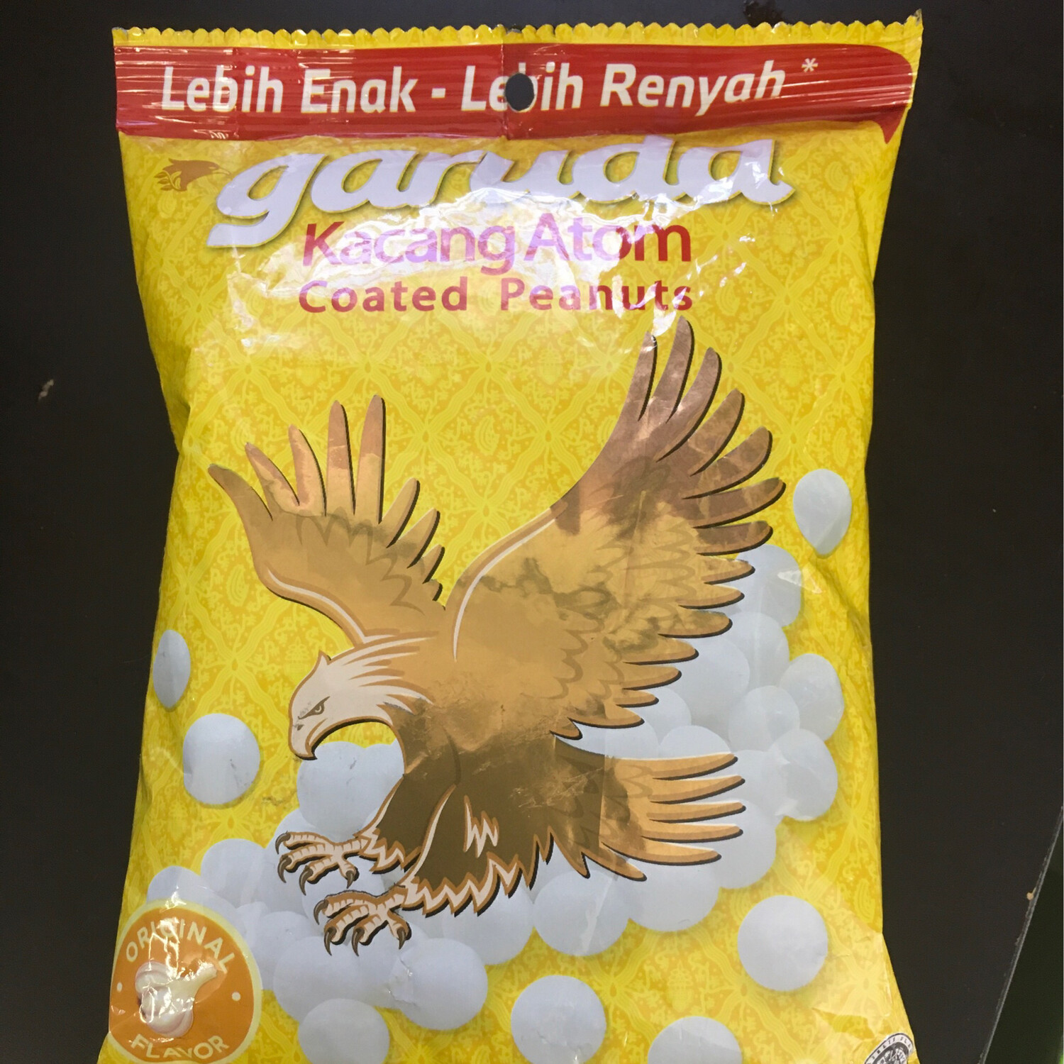 Garuda Brand GARLIC Coated Peanuts - 130 grams