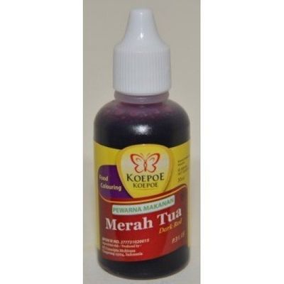 Butterfly Brand Food Coloring 1.0 oz - DARK RED