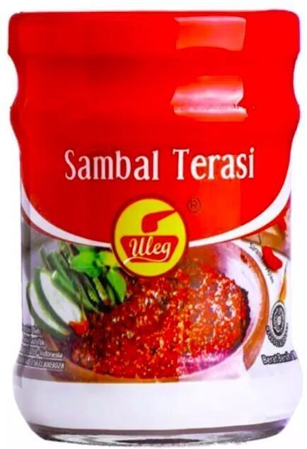 Uleg Brand Sambal Terasi 190 Grams Glass Jar
