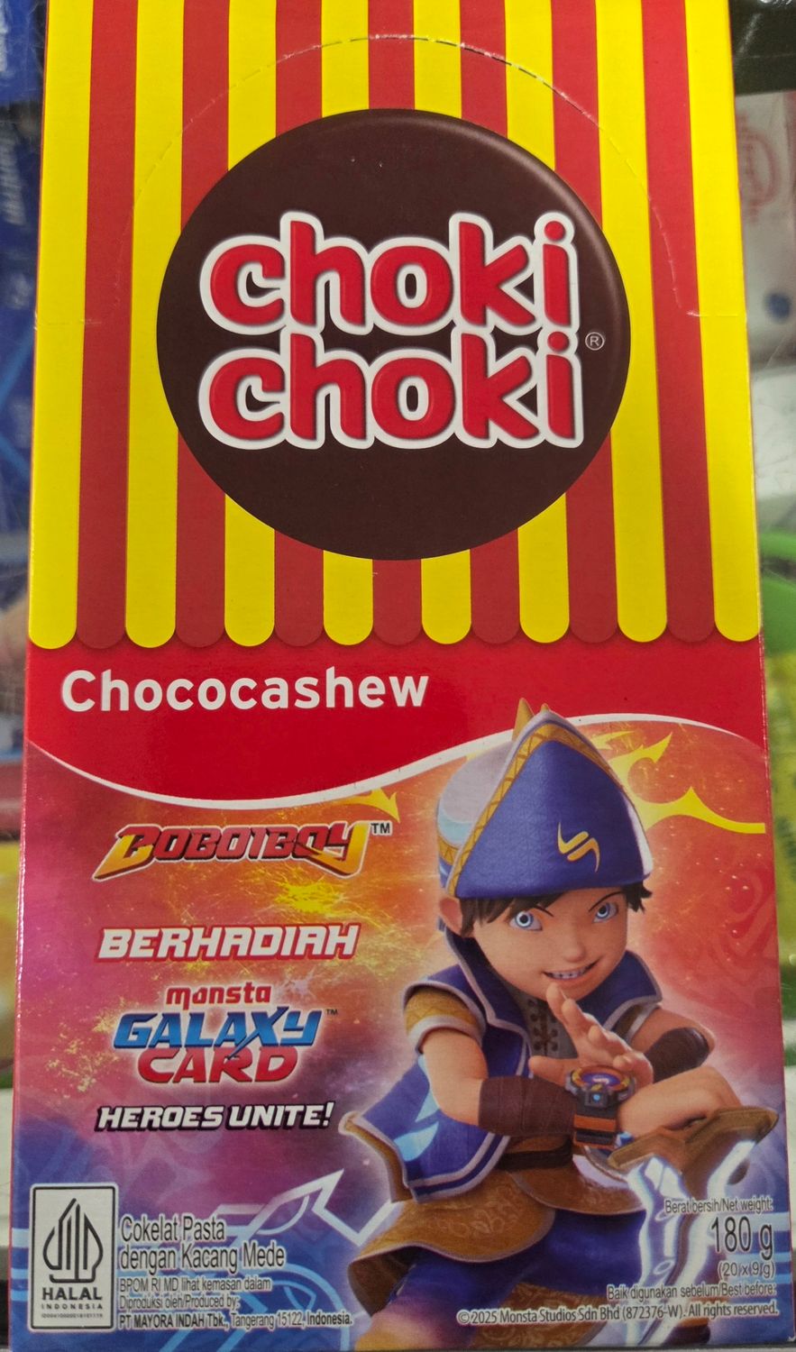 Choki Choki Chococashew 20 Pcs Pack