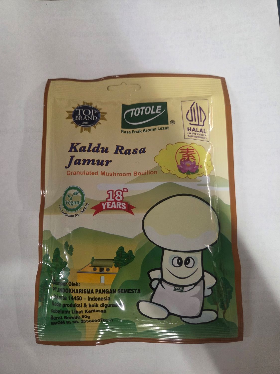 Totole Kaldu Rasa Jamur 80 grams