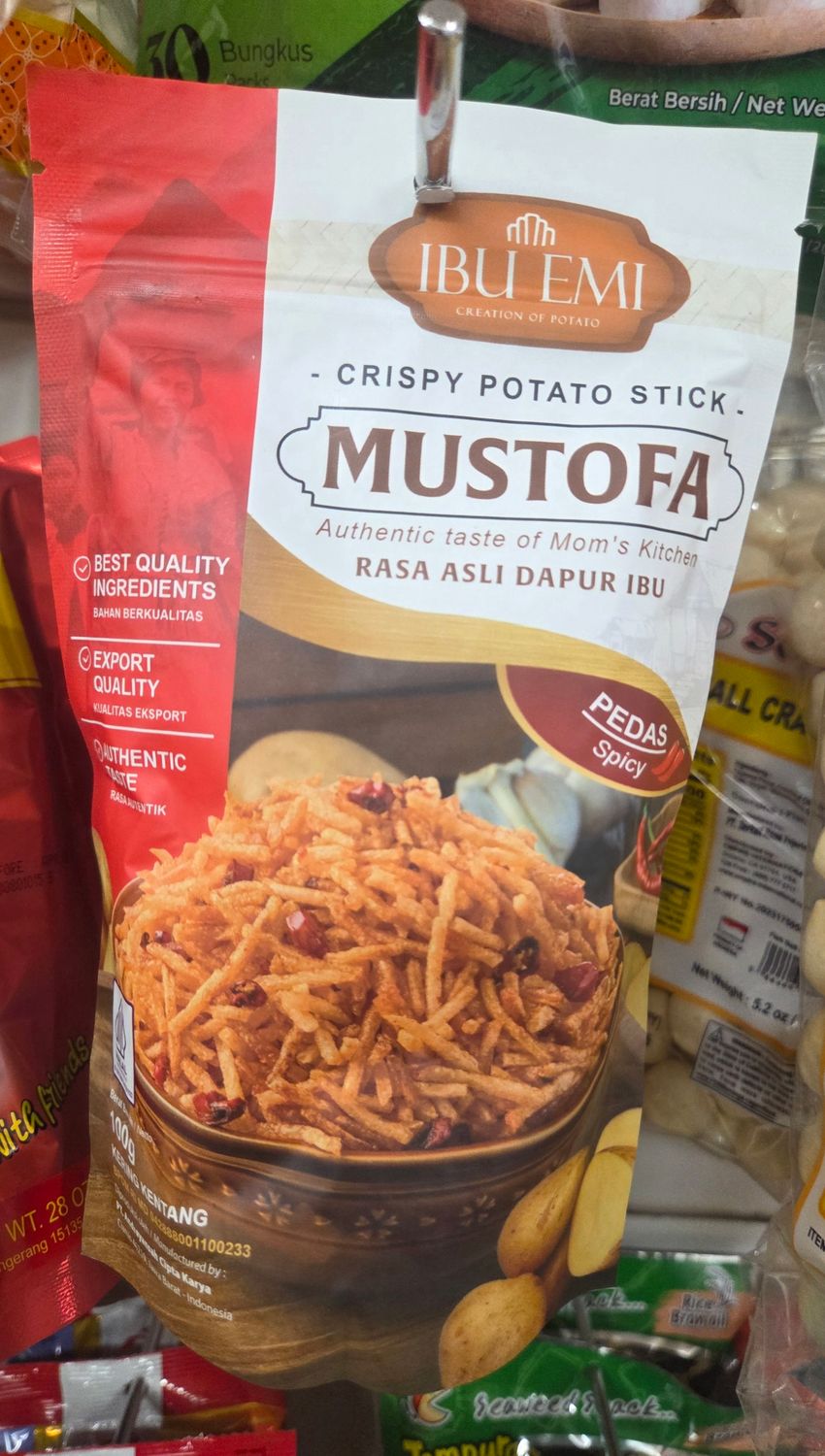 Mustofa Pedas Kering Kentang 100g