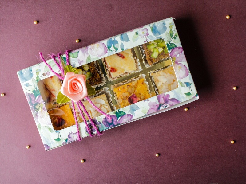Cake Barfi box of 8