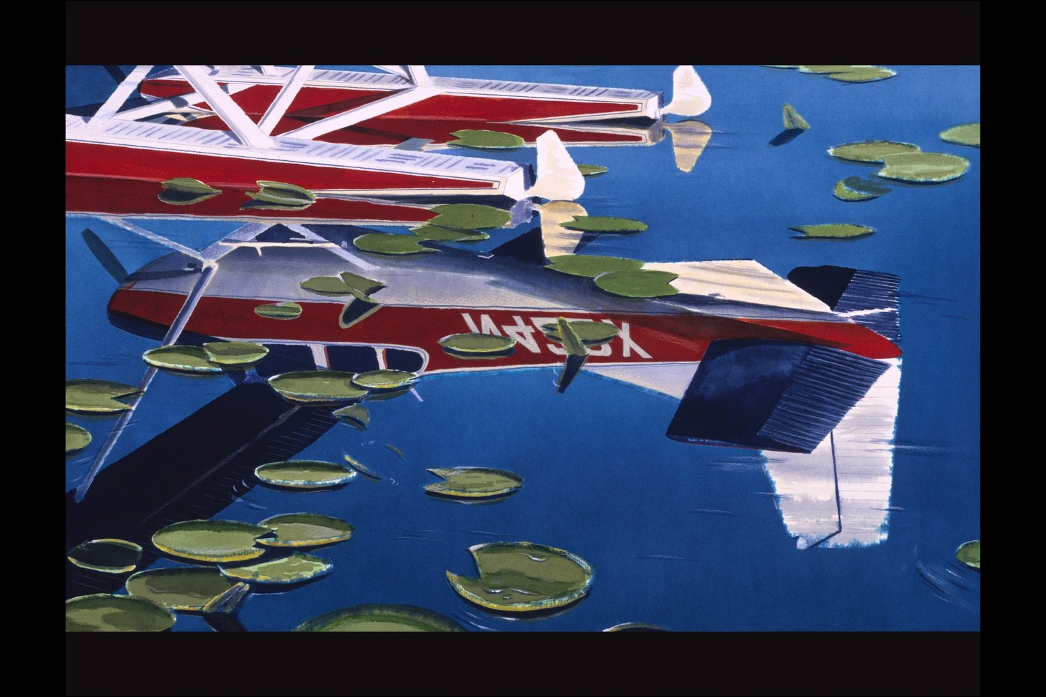 &quot;Pause to Reflect&#39; Curved Metal Print
