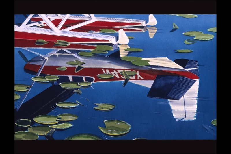 &quot;Pause to Reflect&#39; Curved Metal Print