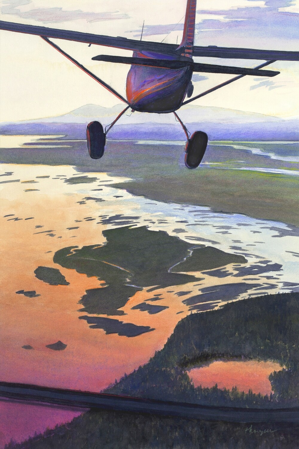 &quot;Knik River Traffic&quot; - L/E prints