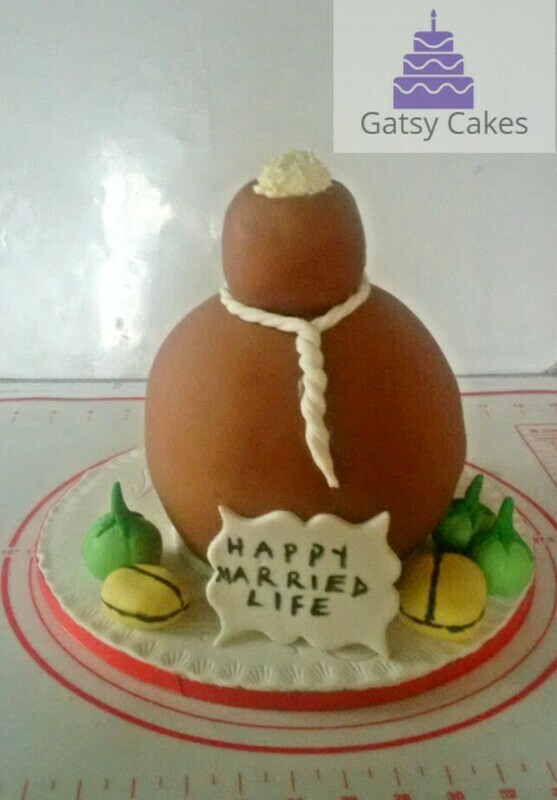 Calabash Traditional Wedding Cake