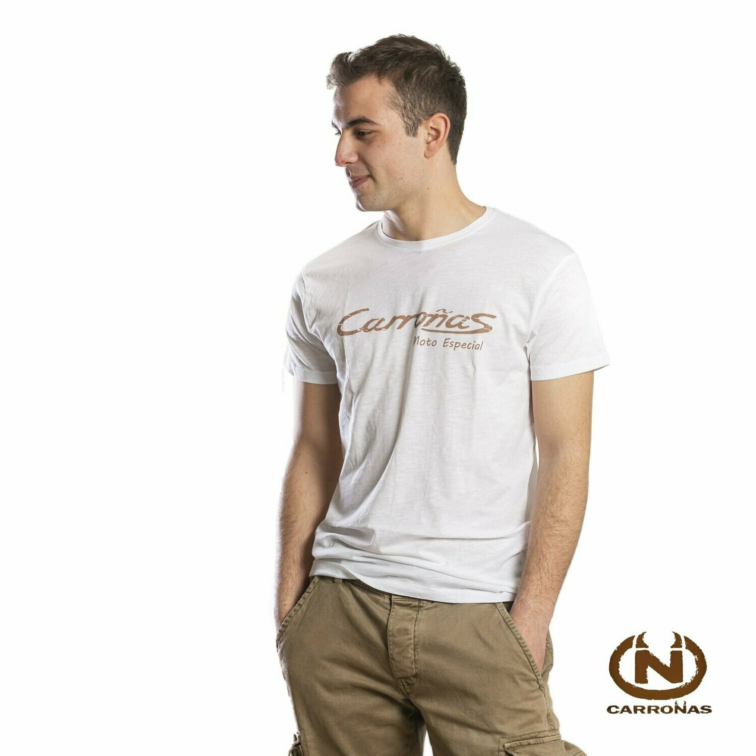 T-shirt uomo Carronas colore bianco