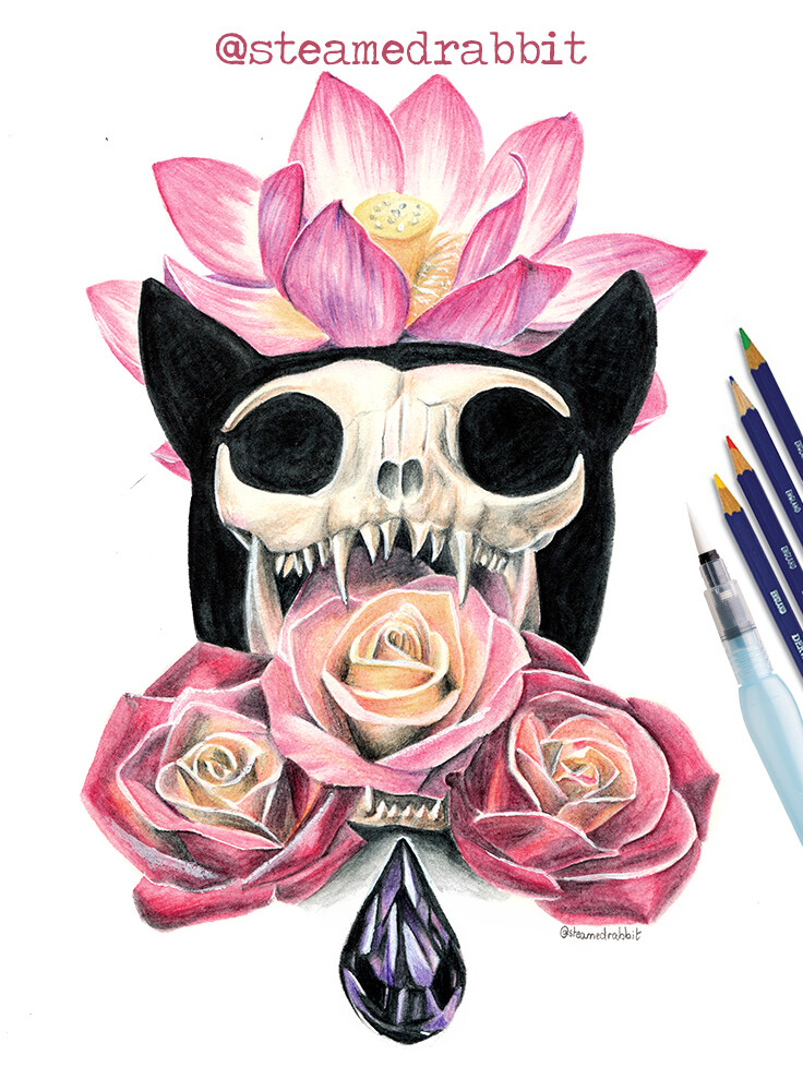 Catskull Print