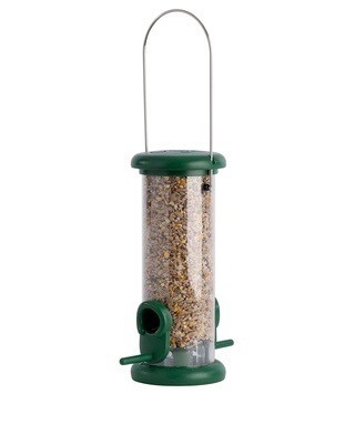 Ring Pull Small Seed Feeder Green
