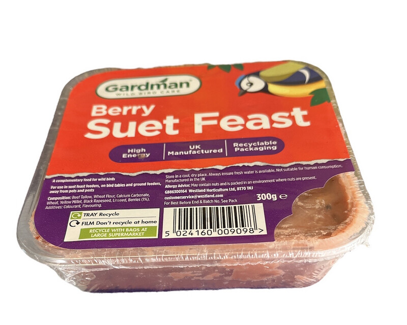 300grm Berry Suet Block