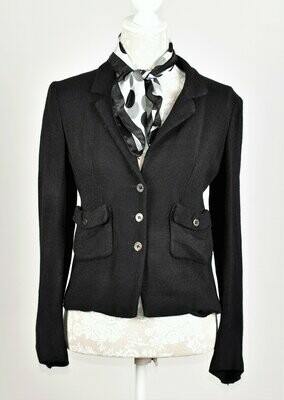 Short Woven Jacket with Pockets by Prada