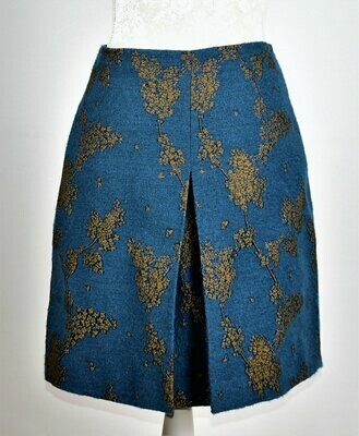 Short Floral Patterned A Line Skirt by Hobbs