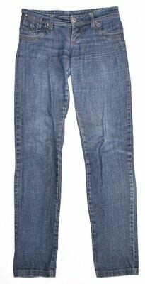 Blue Stone Washed Jeans by Stradivarius