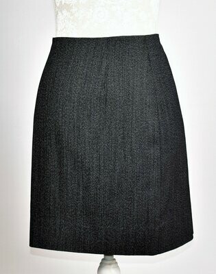 Slate Grey Flecked Mini Skirt by Amorici