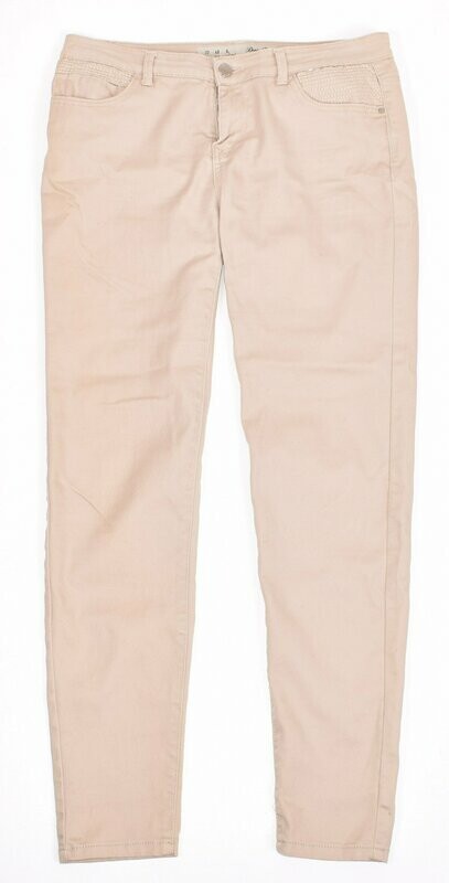 Beige Canvas Straight Legged Jeans by Denim & Co