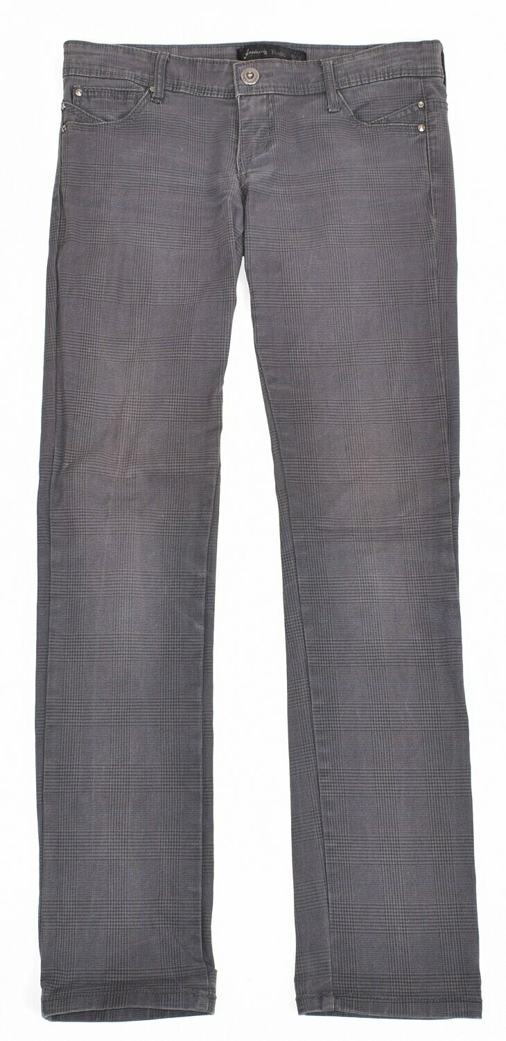 Grey & Black Straight Legged  Jeans by Stradivarius