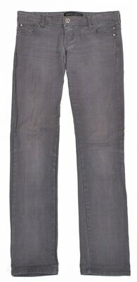 Grey & Black Straight Legged Jeans by Stradivarius